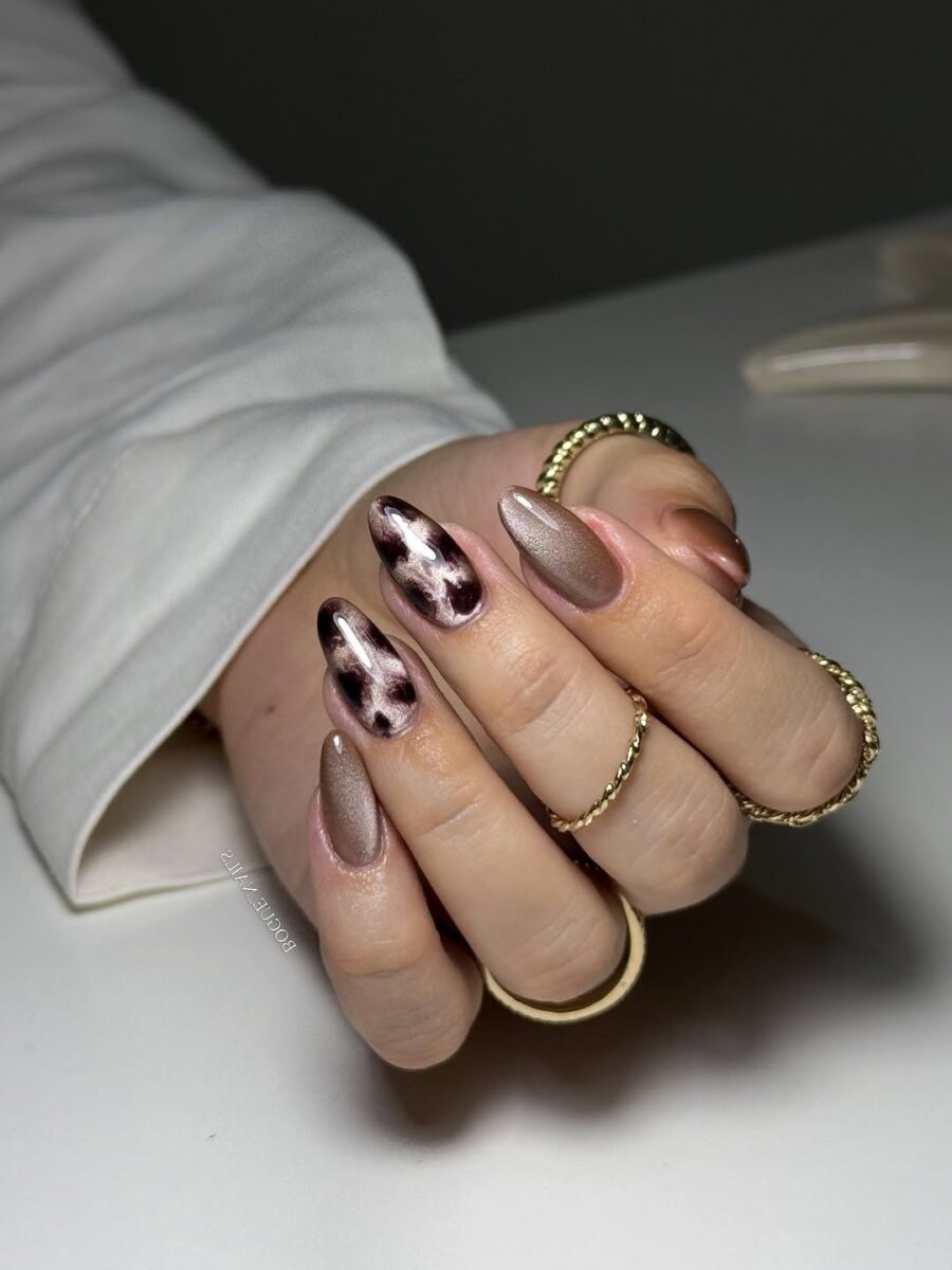 Chic animal print nails for bold statements