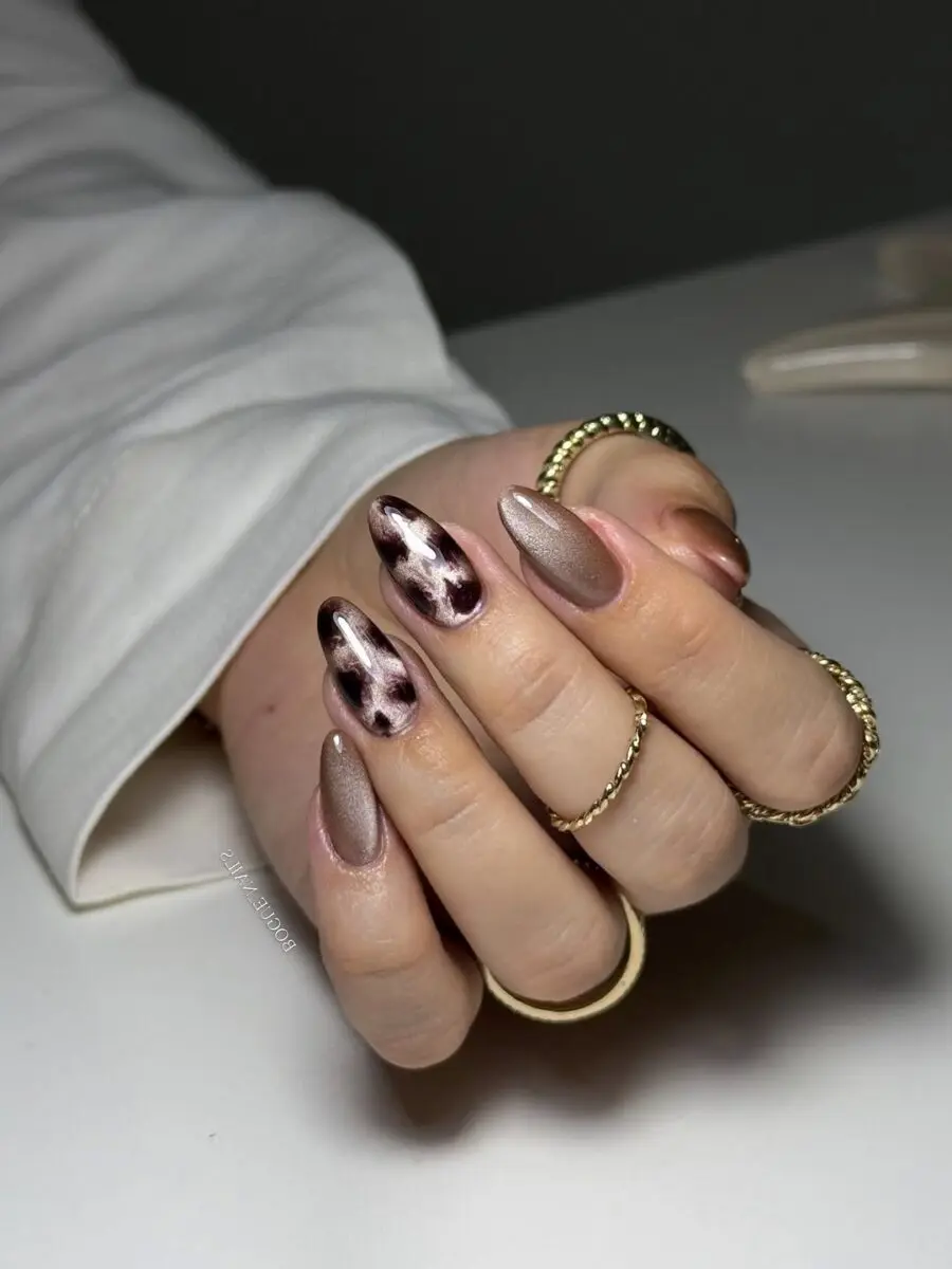 Chic animal print nails for bold statements