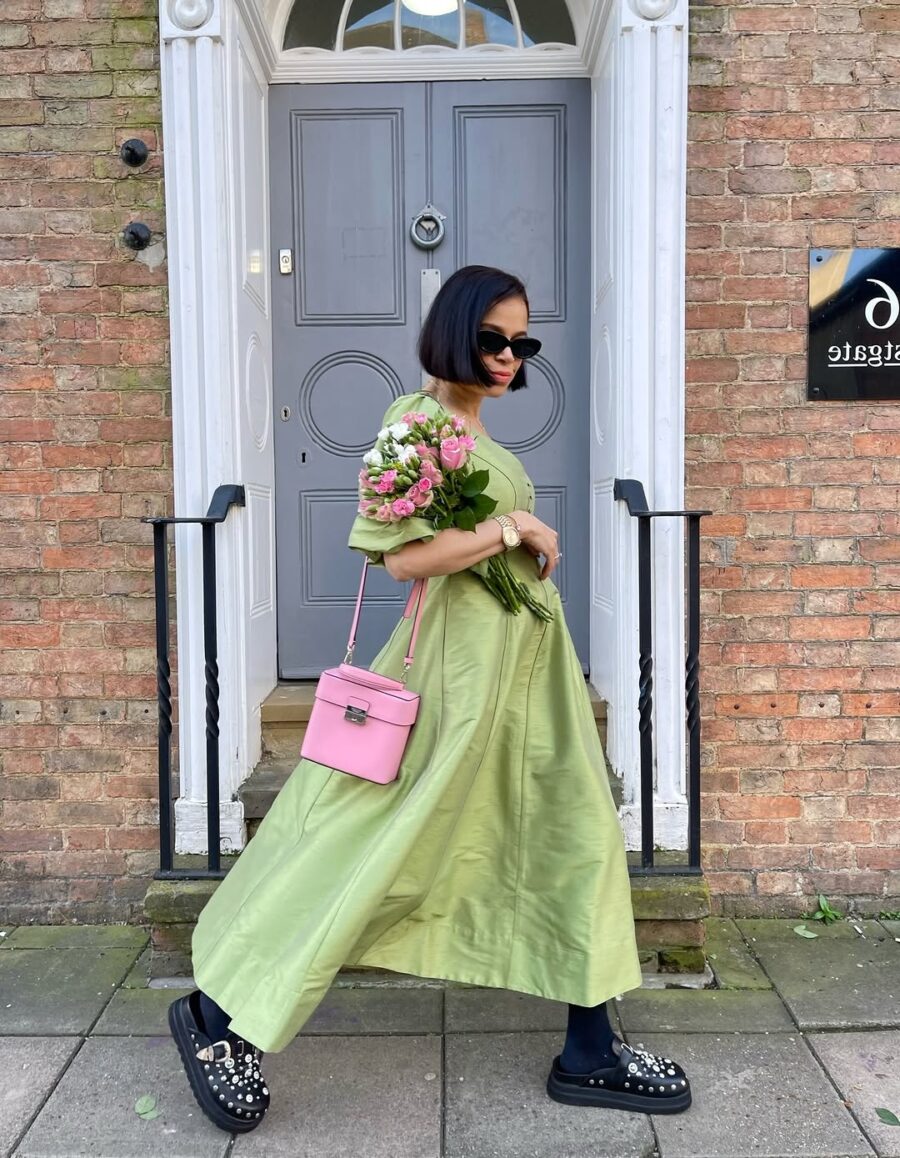 Chic Long Dress Perfect for Springtime Outings