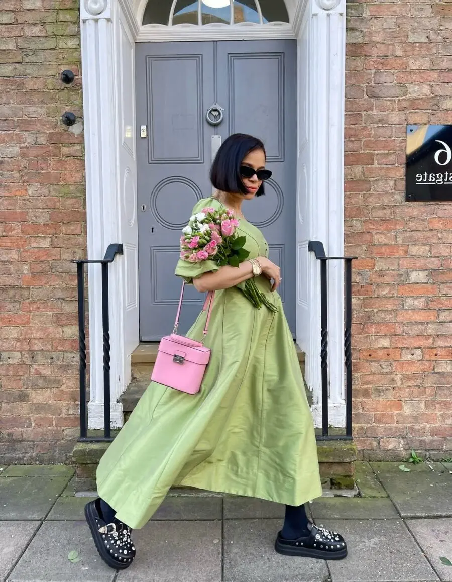 Chic Long Dress Perfect for Springtime Outings