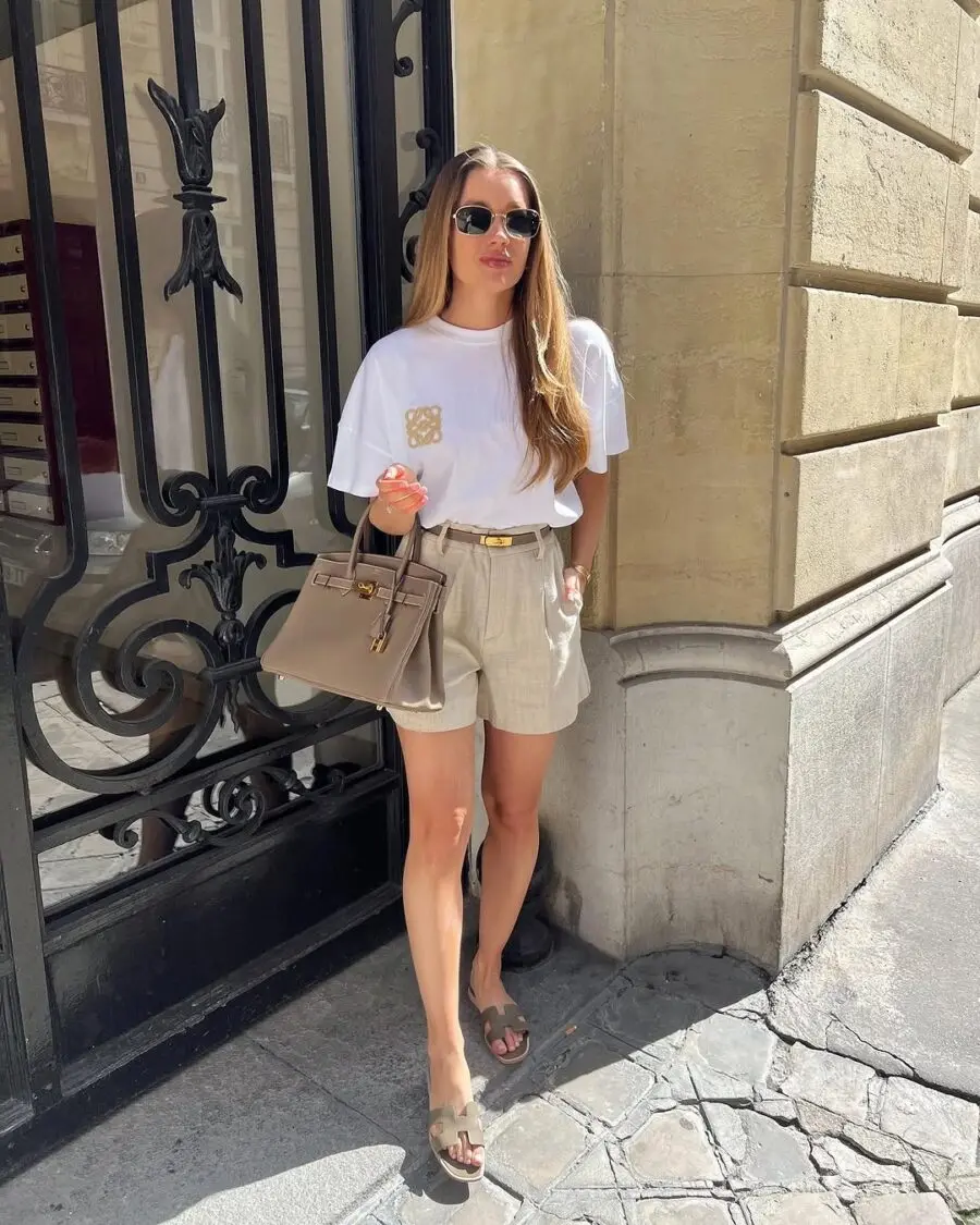 Effortlessly Chic Summer Shorts Outfit