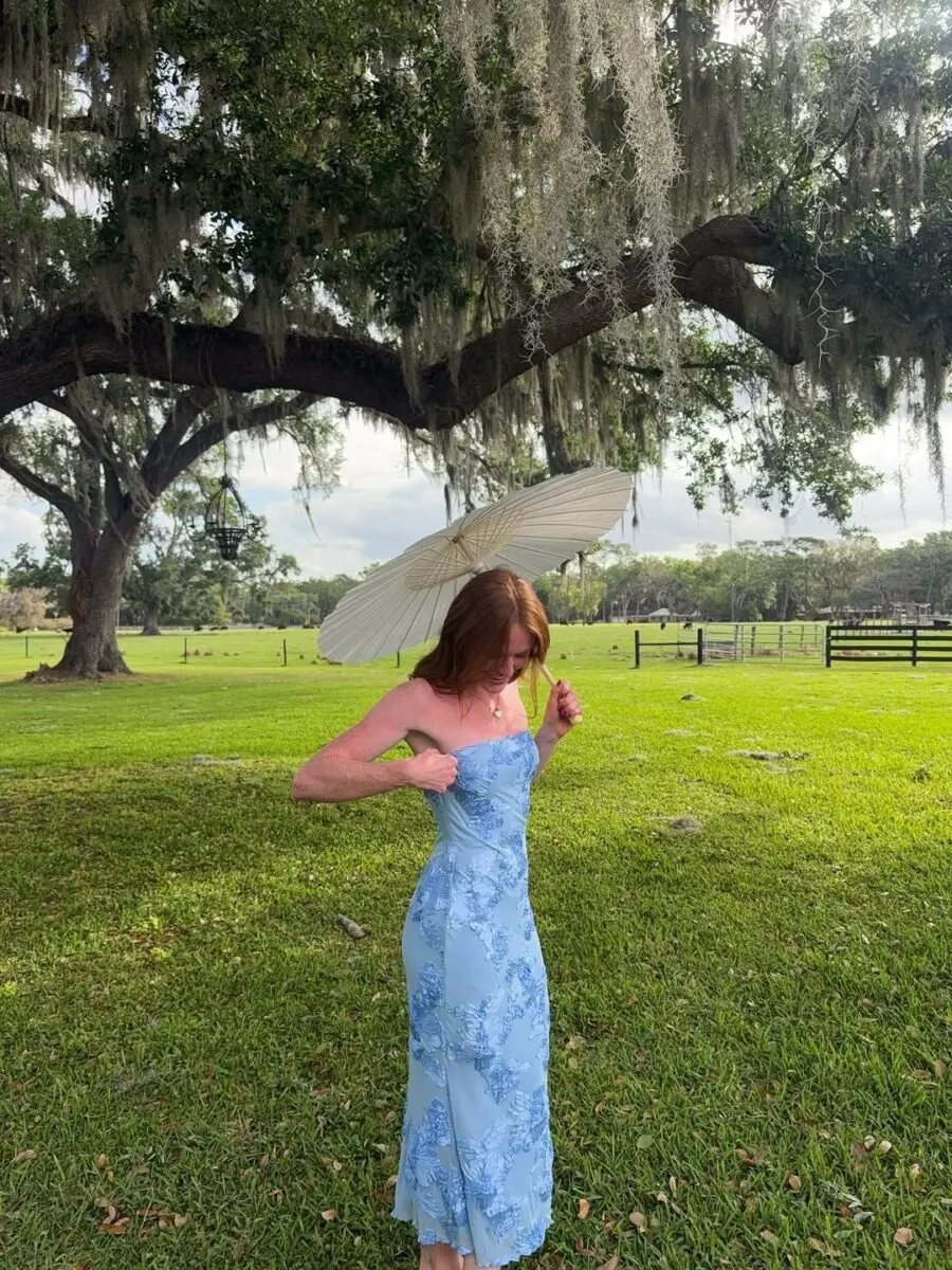 Sleek Blue Dress Perfect for Summer Weddings