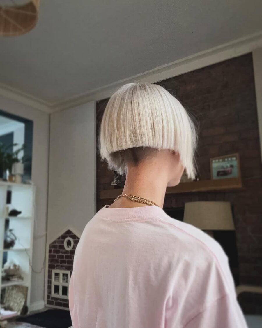 Chic Undercut Bob with a Modern Twist