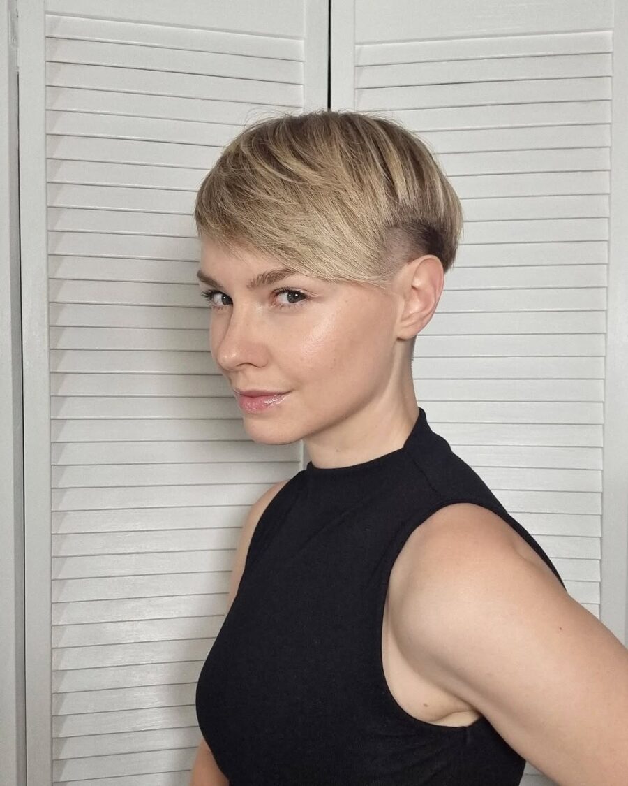 Chic and Stylish Undercut for Modern Women