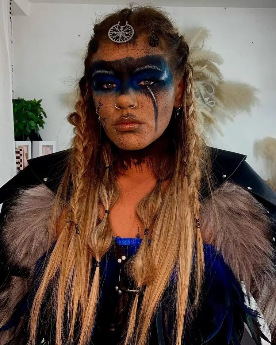 Stunning Viking Braids with Unique Flair
