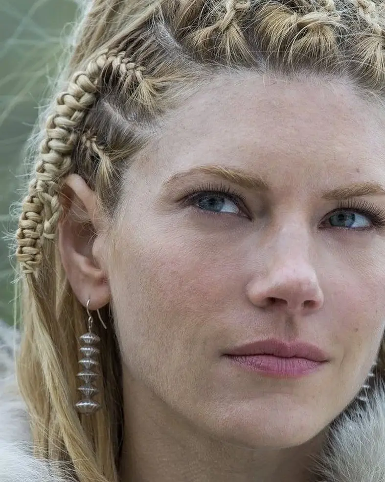 Intricate braids showcase Viking elegance and strength