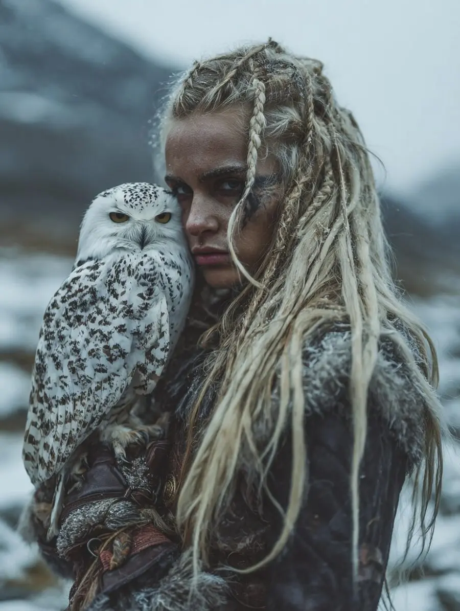 Intricate Viking Braids and Textured Styles