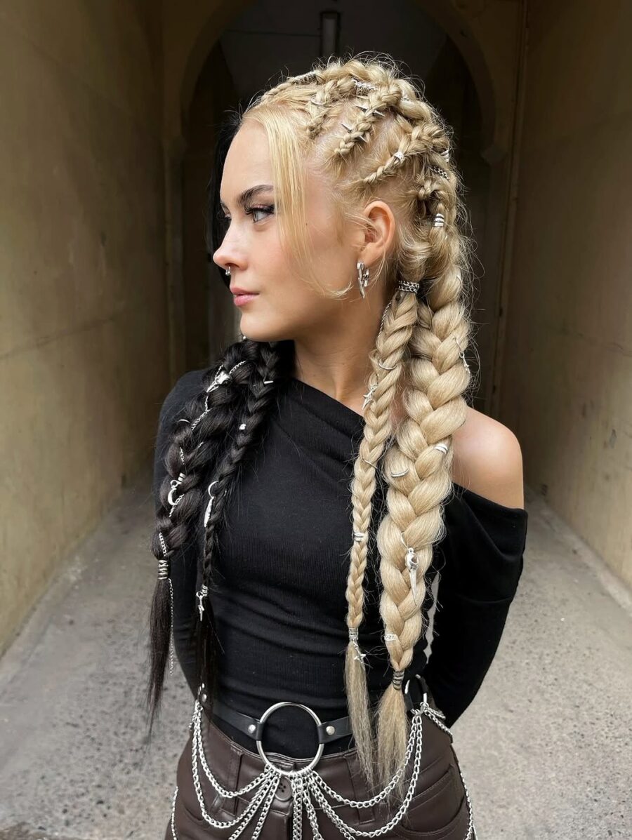 Bold Viking-Inspired Braid Hairstyles for Modern Looks