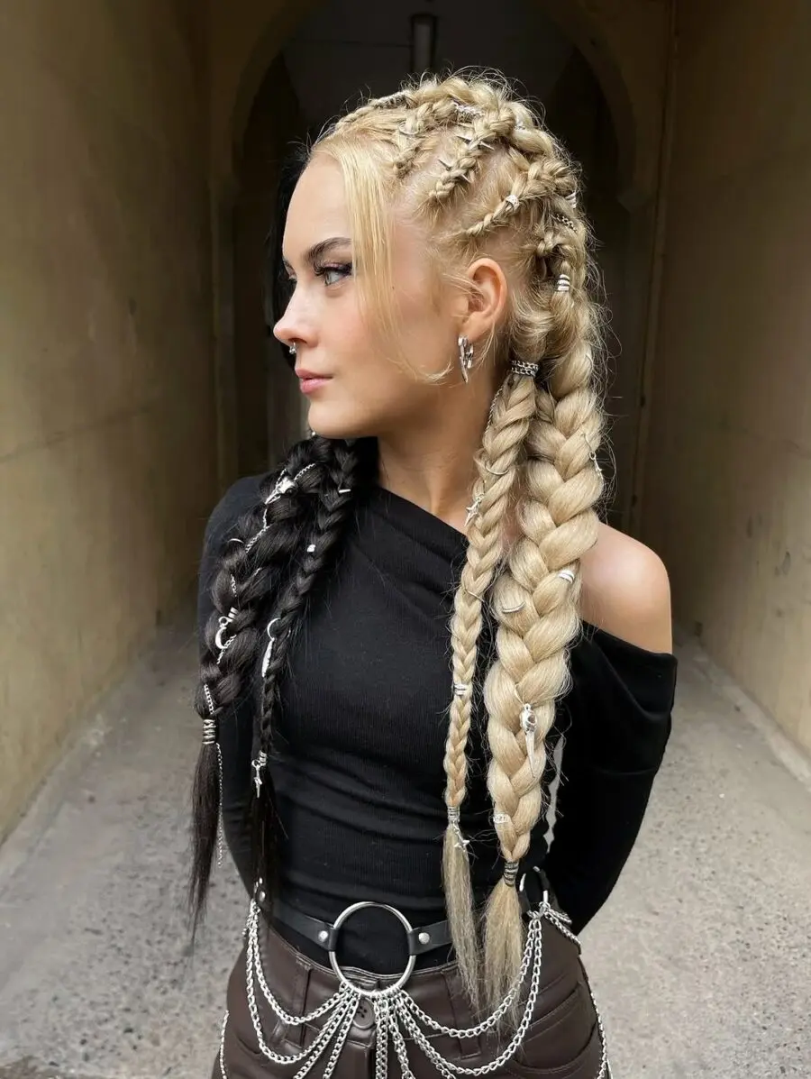 Bold Viking-Inspired Braid Hairstyles for Modern Looks