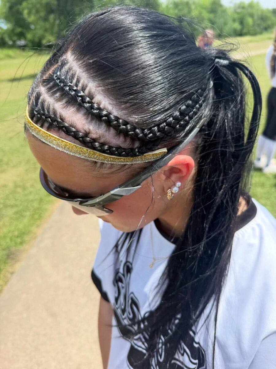 Stylish Braided Ponytail with Headband