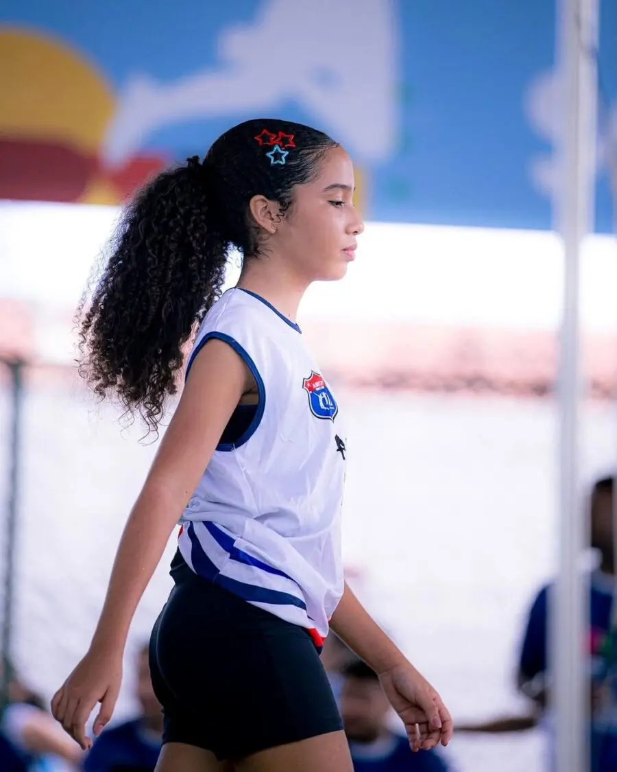 Fun and vibrant volleyball hairstyle inspiration