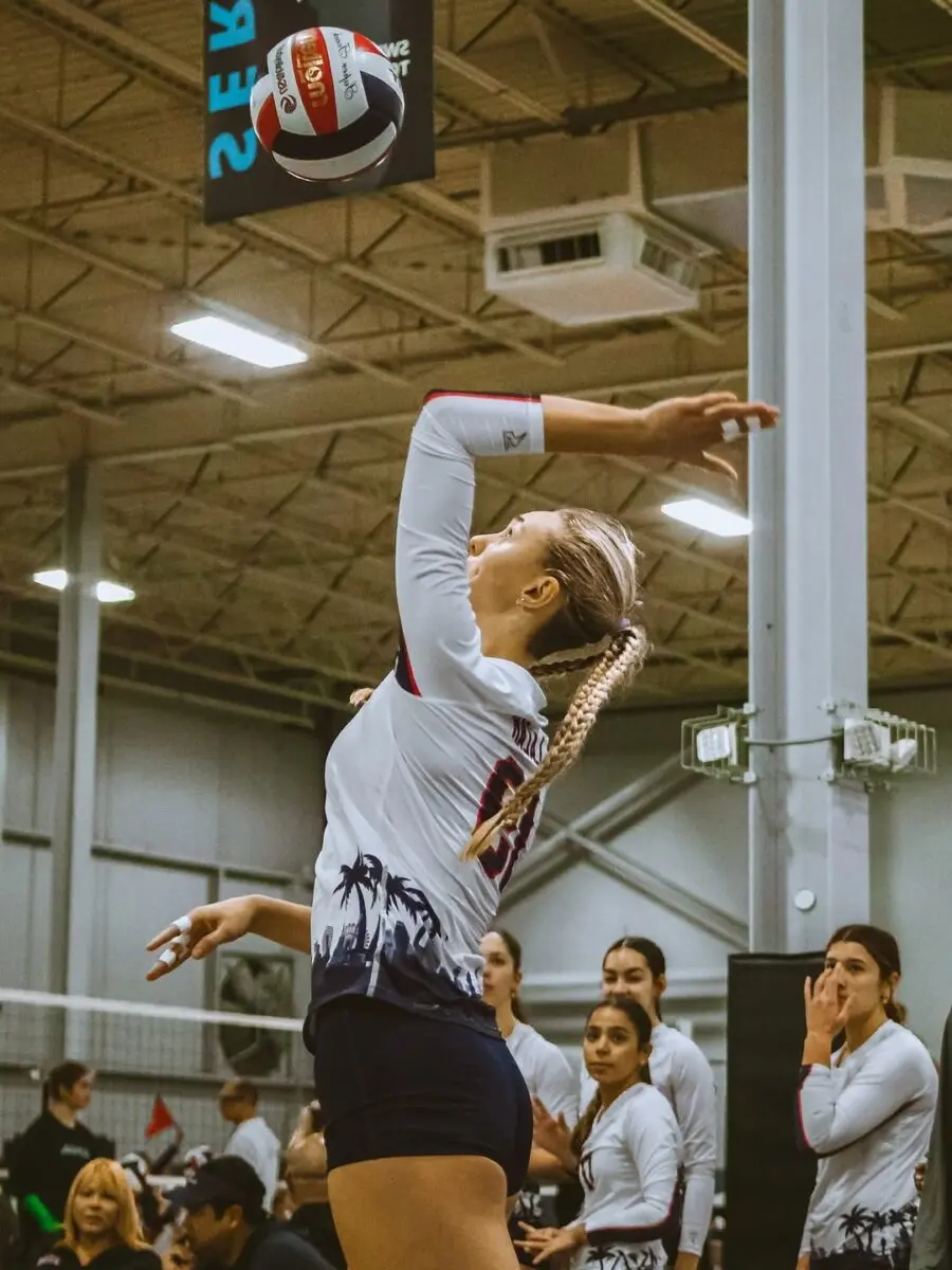 Stylish braid for an active volleyball game