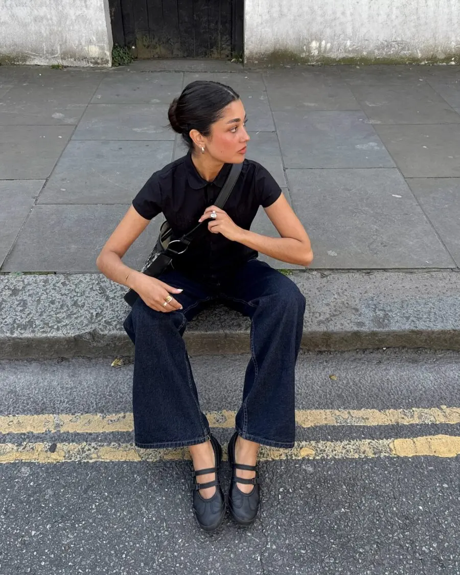 Stylish Casual Look Featuring Ballet Flats