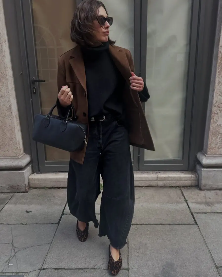 Chic Street Style with Ballet Flats