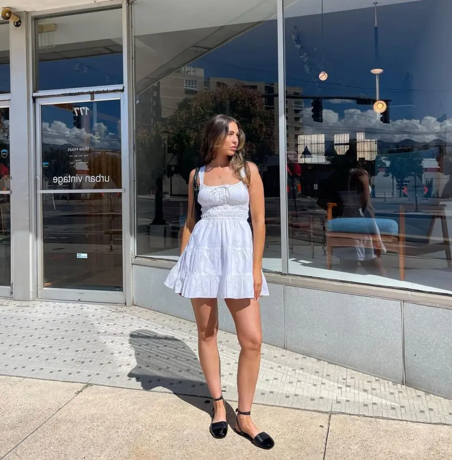 Effortless summer style with ballet flats