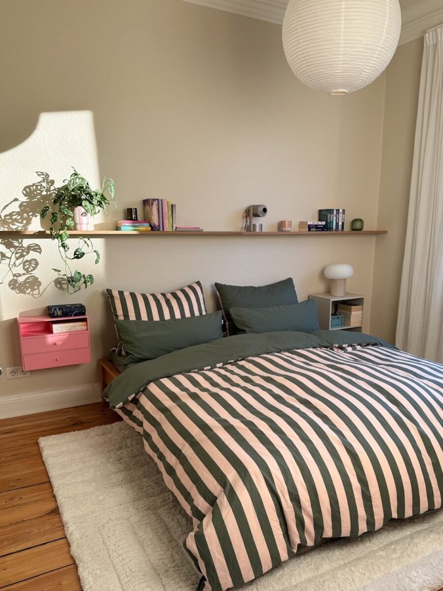 Chic and Cozy Striped Bedroom Decor