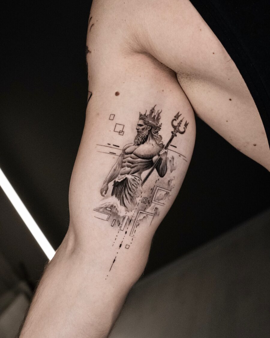Mythical strength captured in tattoo art