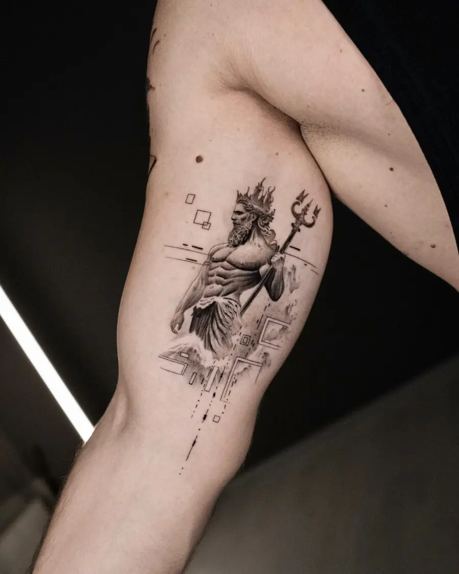 Mythical strength captured in tattoo art