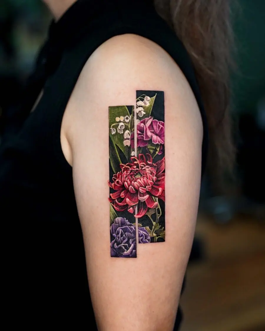 Elegant floral tattoos that embody natural beauty