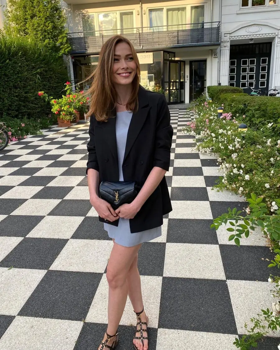Chic blazer dress outfit for modern women