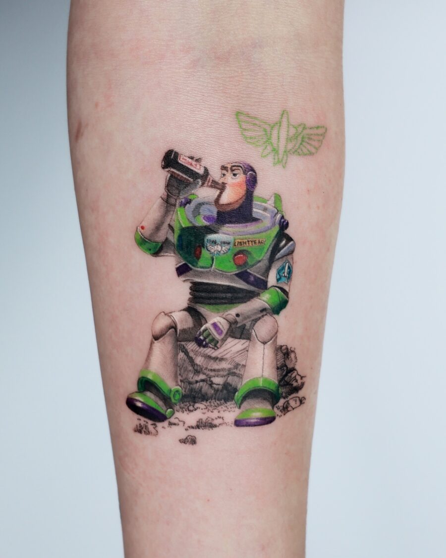 Buzz Lightyear: A Tattoo of Whimsical Adventure