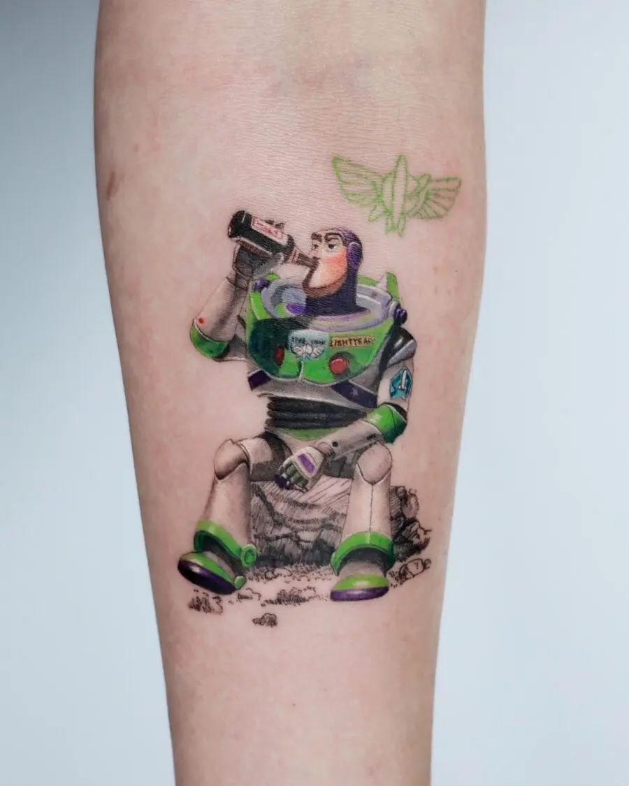 Buzz Lightyear: A Tattoo of Whimsical Adventure