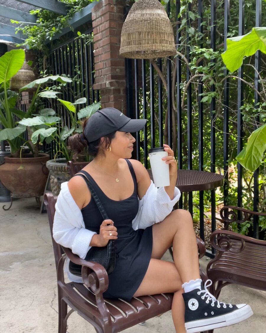 Chic Summer Look with Converse Sneakers
