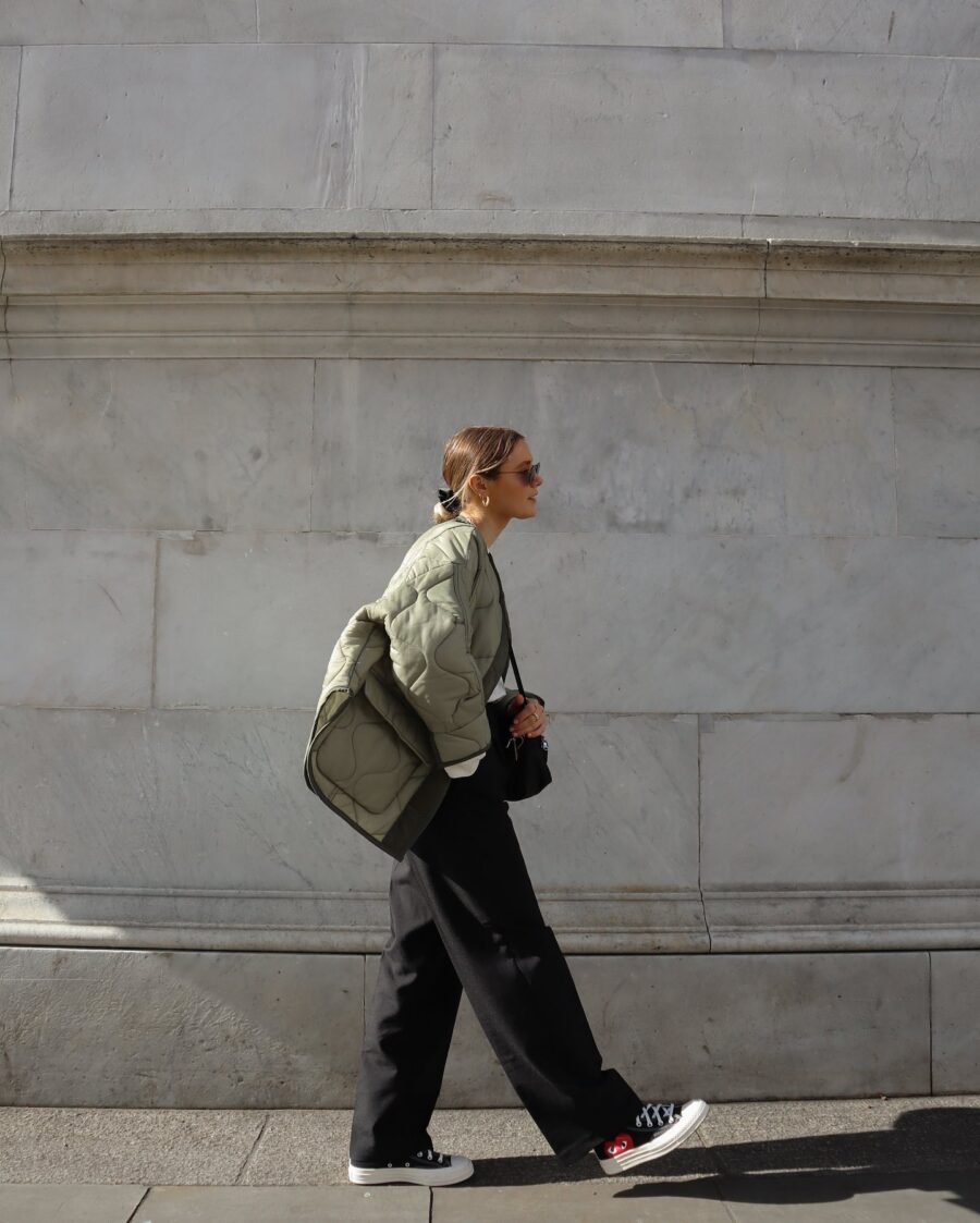Chic and casual street style with Converse