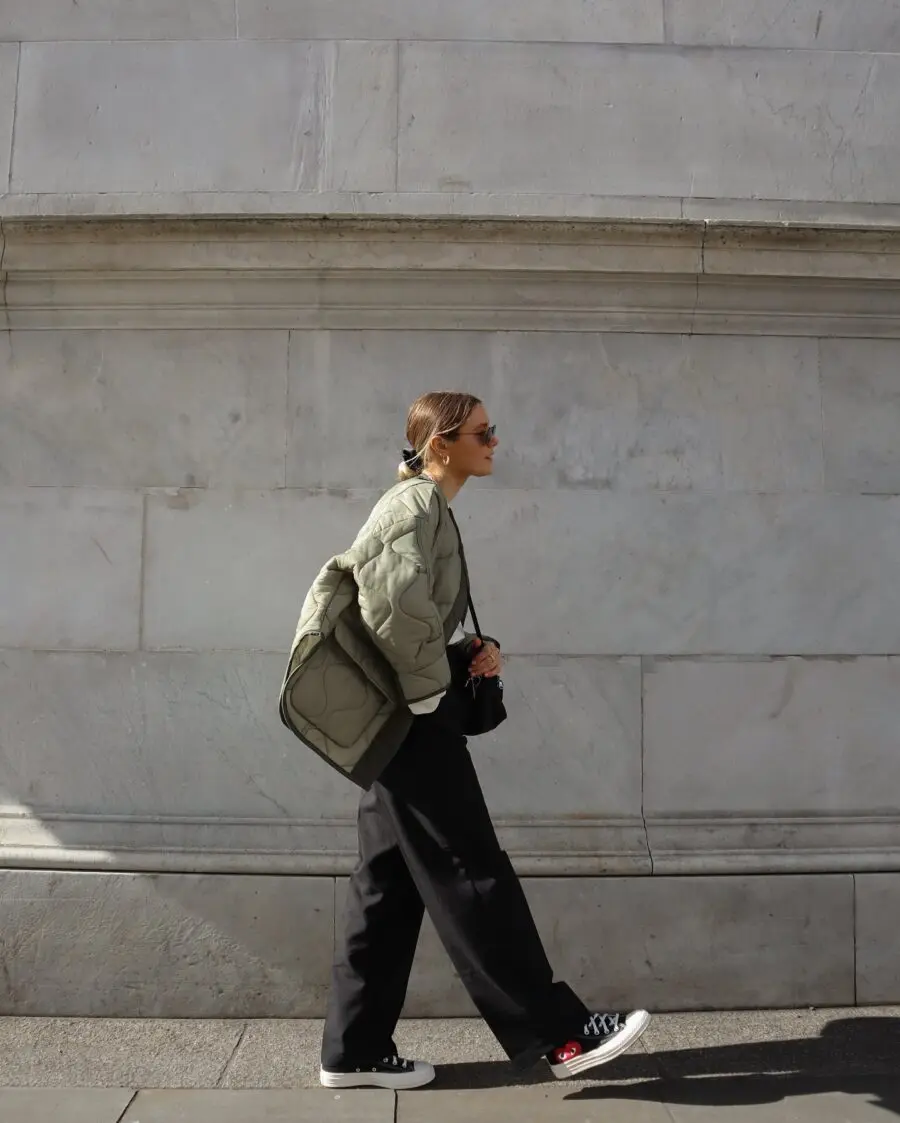 Chic and casual street style with Converse