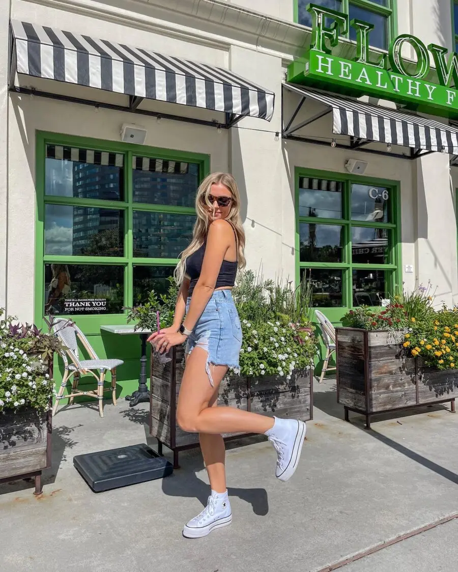 Stylish Summer Look with Converse Sneakers