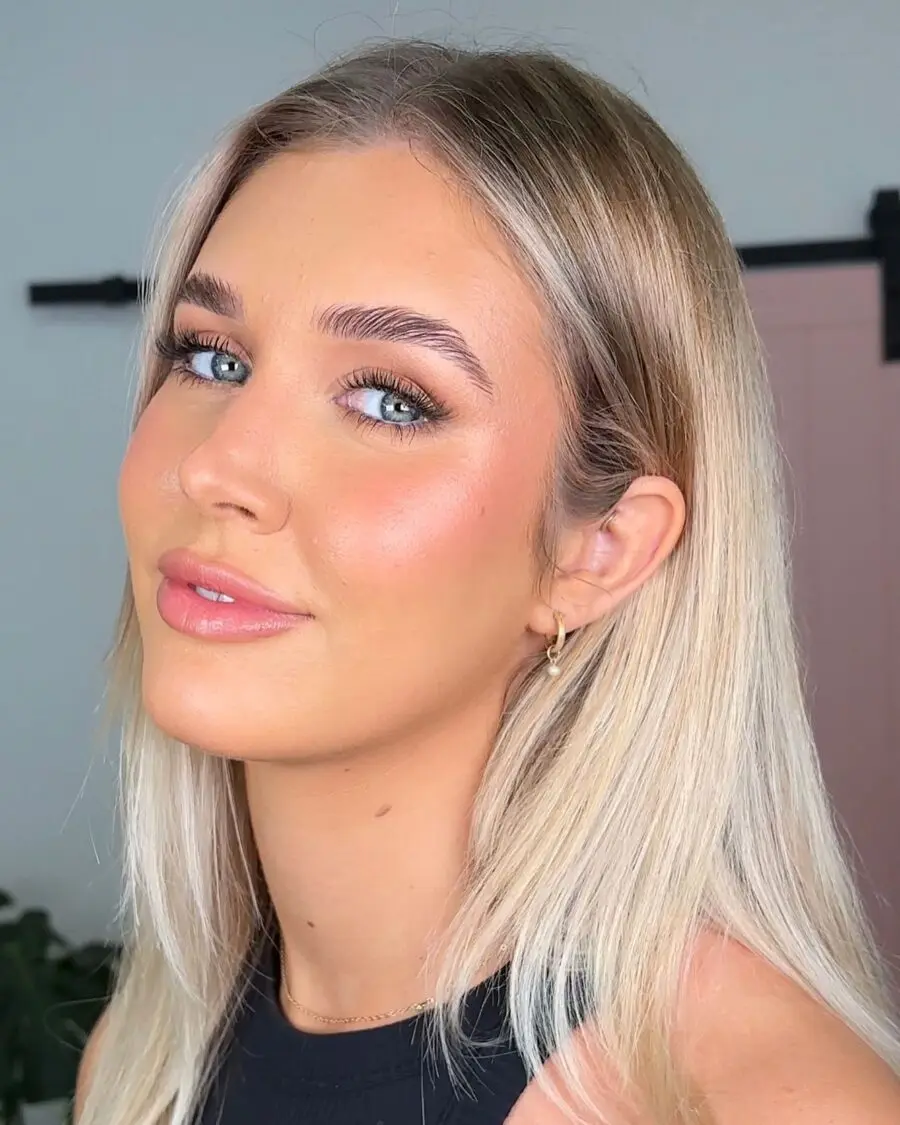 Effortless beauty with radiant, fresh skin glow