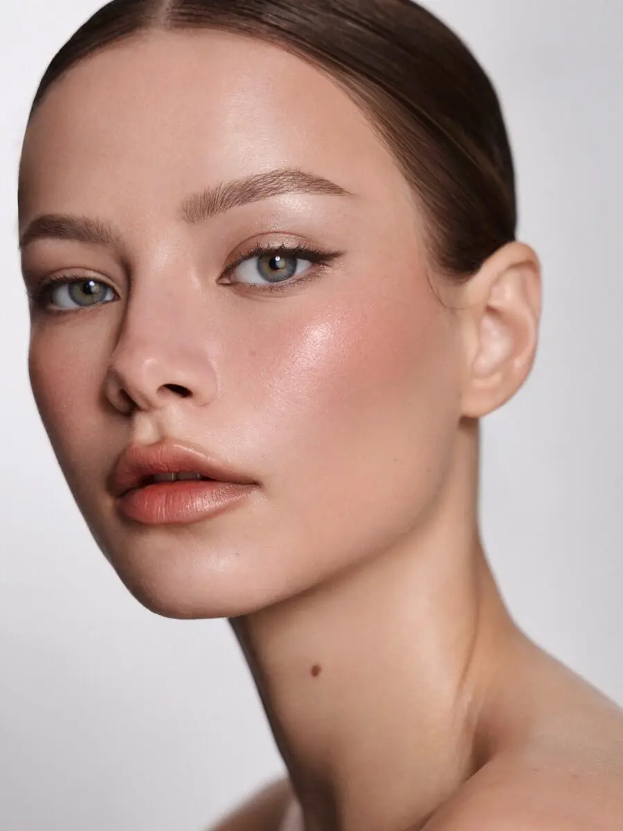Flawless skin with natural glowing vibes