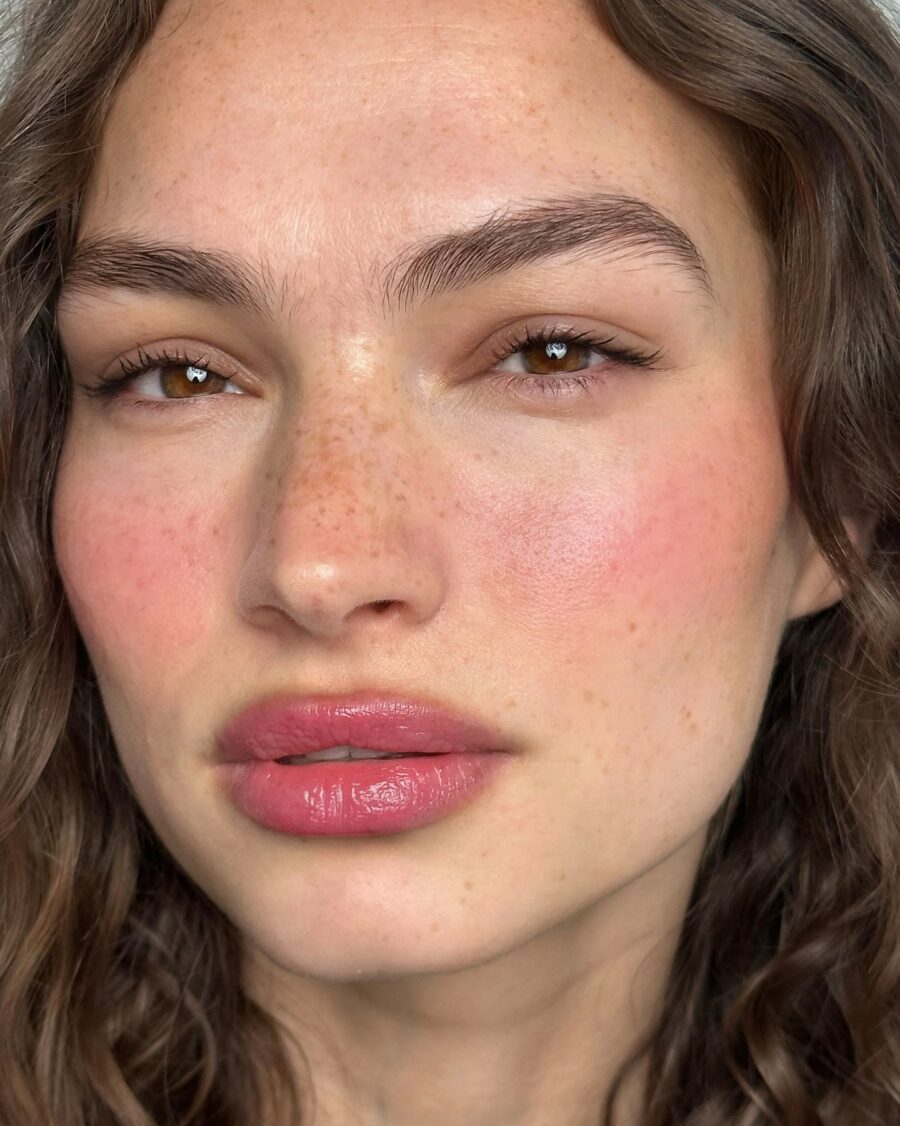 Effortlessly fresh clean girl makeup look