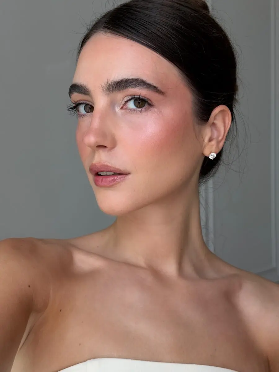 Effortlessly radiant clean girl makeup style