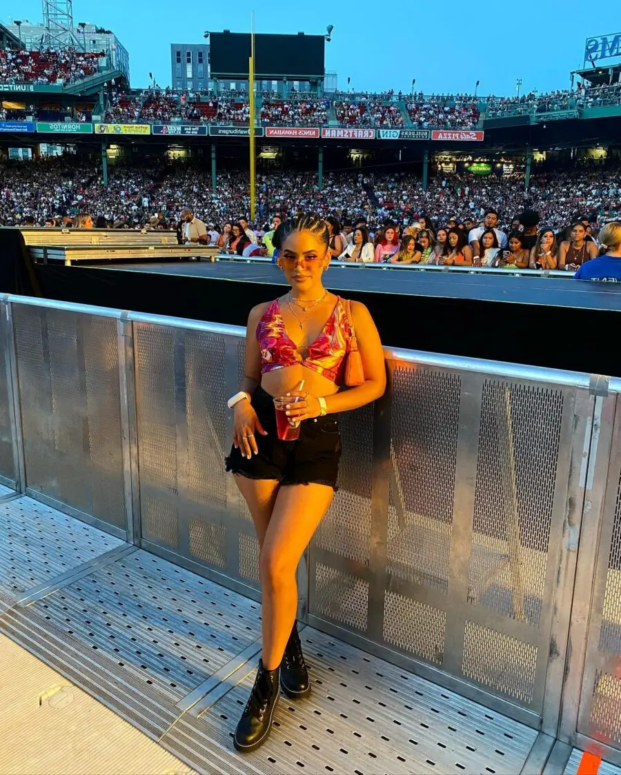 Vibrant Bralette and Chic Shorts Ensemble
