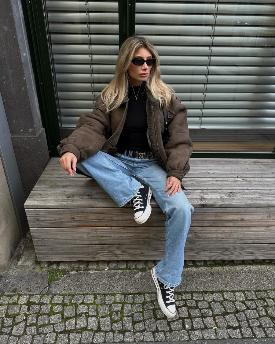 Chic and Casual Converse Street Style