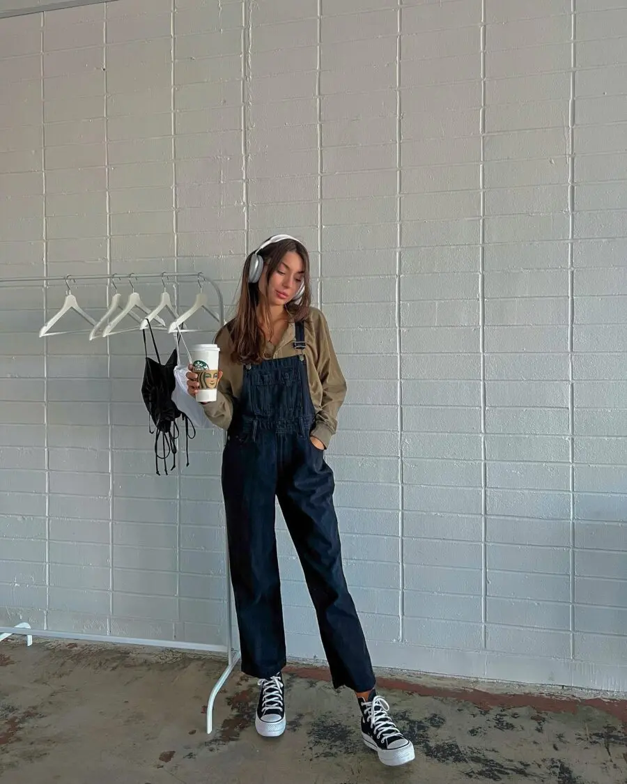 Stylish casual look with Converse sneakers