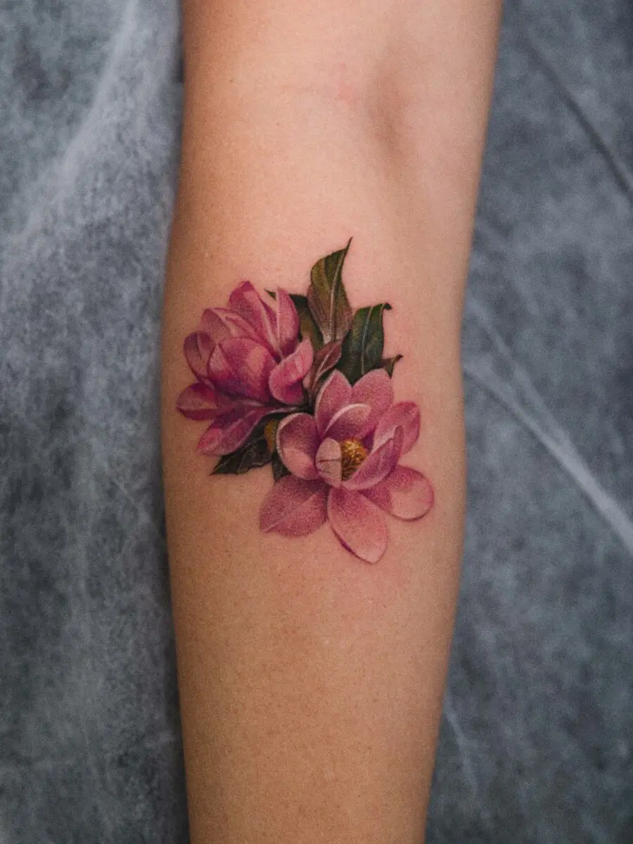 Elegant magnolia covers flaws beautifully