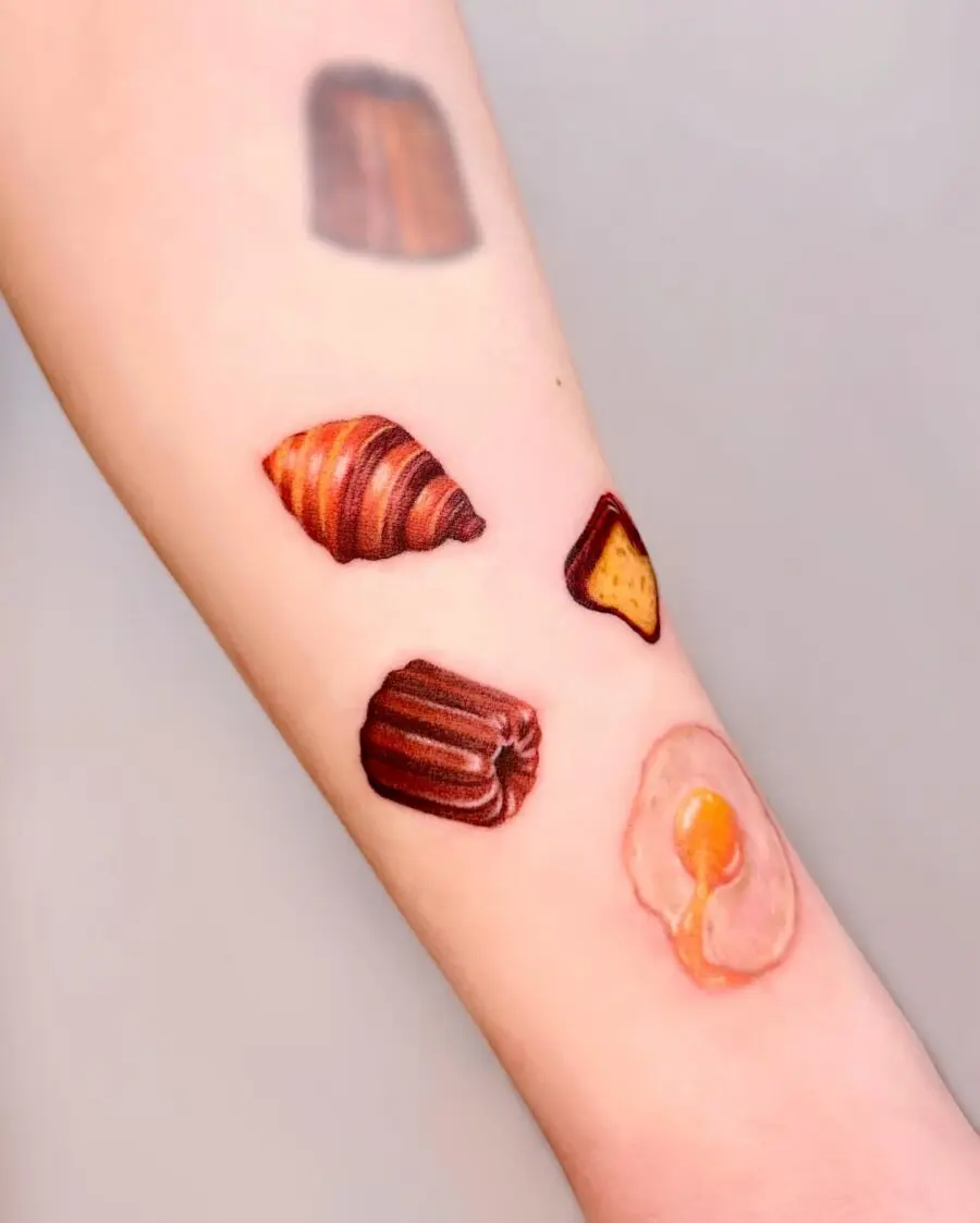 Deliciously Artistic Bakery-Inspired Tattoo Designs