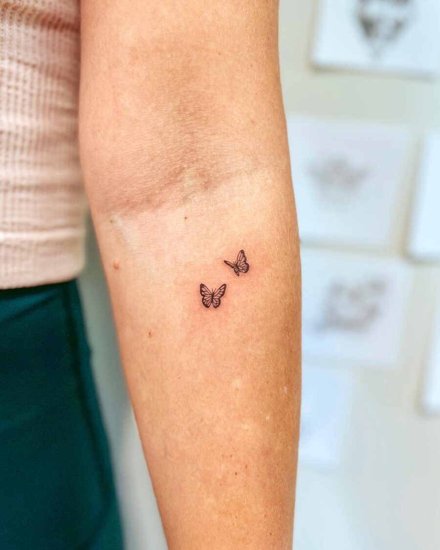 Charming butterfly tattoos for delicate vibes