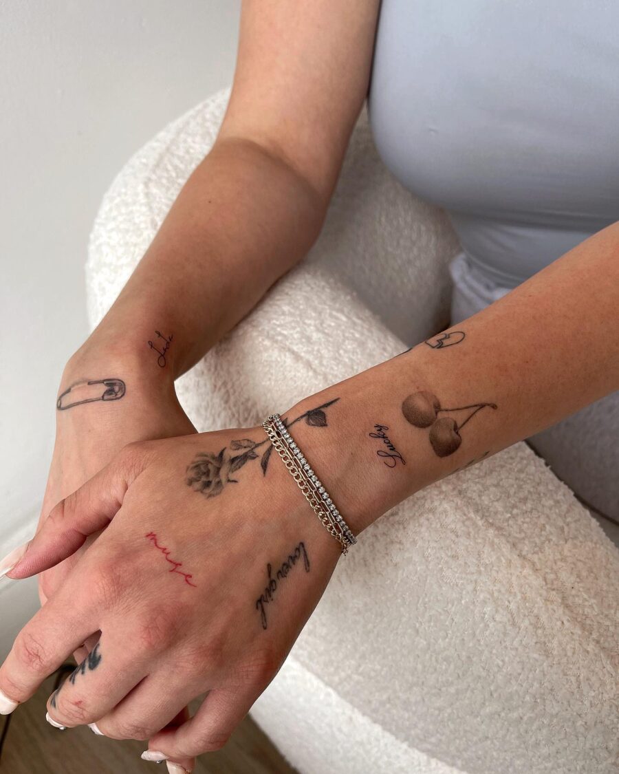 Charming Dainty Tattoos Adorning the Skin