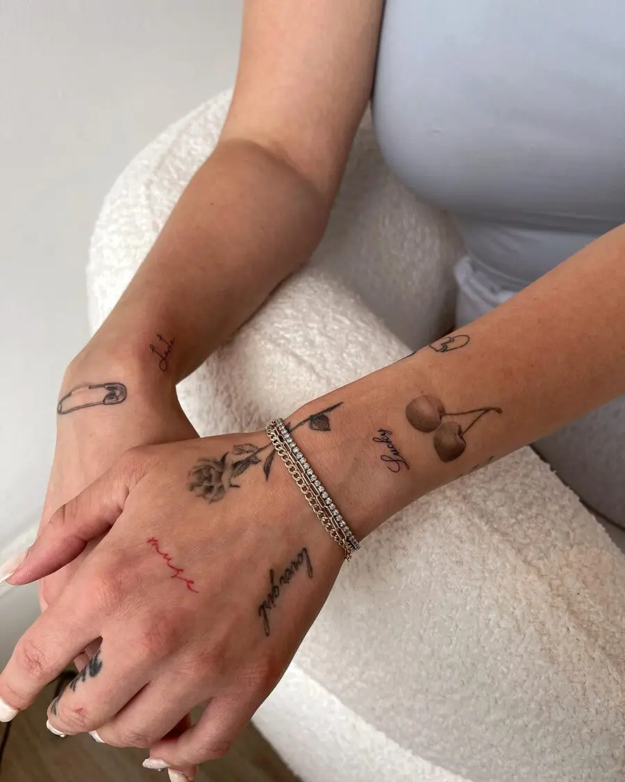 Charming Dainty Tattoos Adorning the Skin