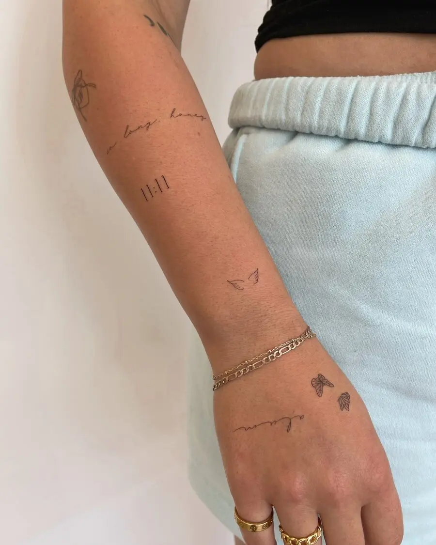Stylish and Subtle Dainty Tattoo Collection