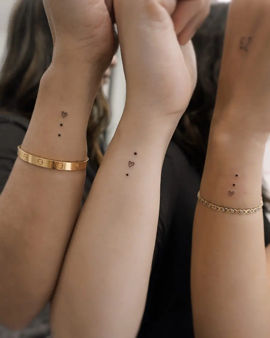Minimalist Dainty Tattoos on Beautiful Wrists