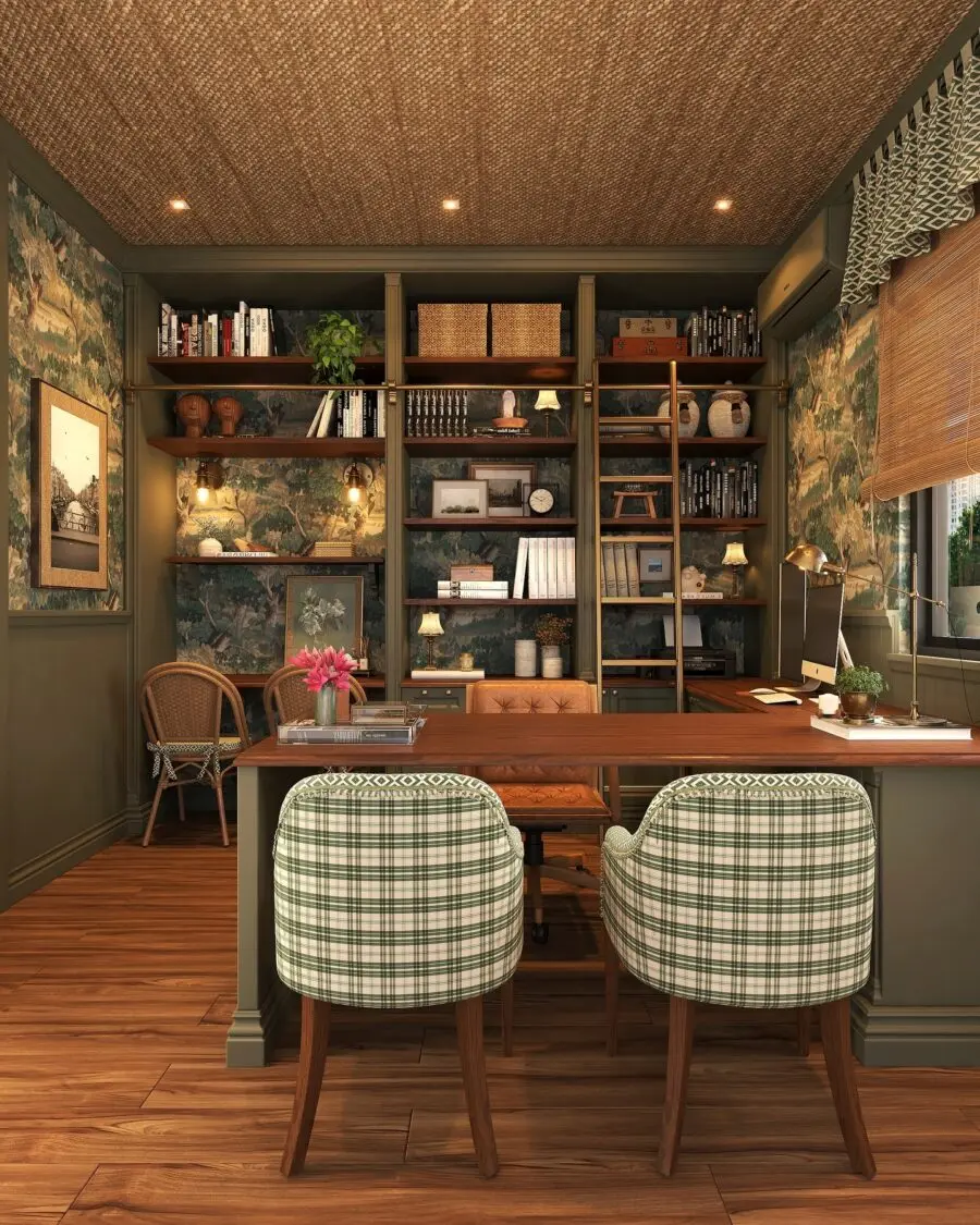Chic and Cozy Home Office Inspiration