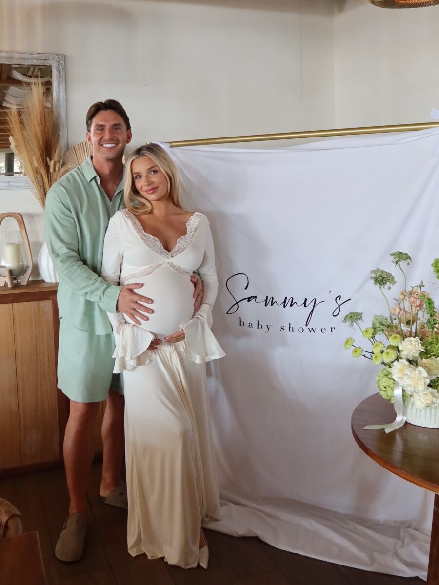 Stylish and Elegant Baby Shower Attire