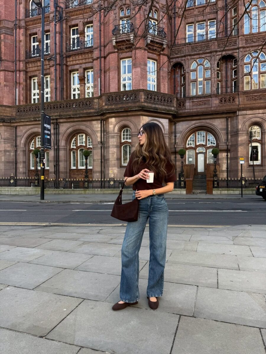 Chic Flare Jeans Ensemble for Everyday Wear