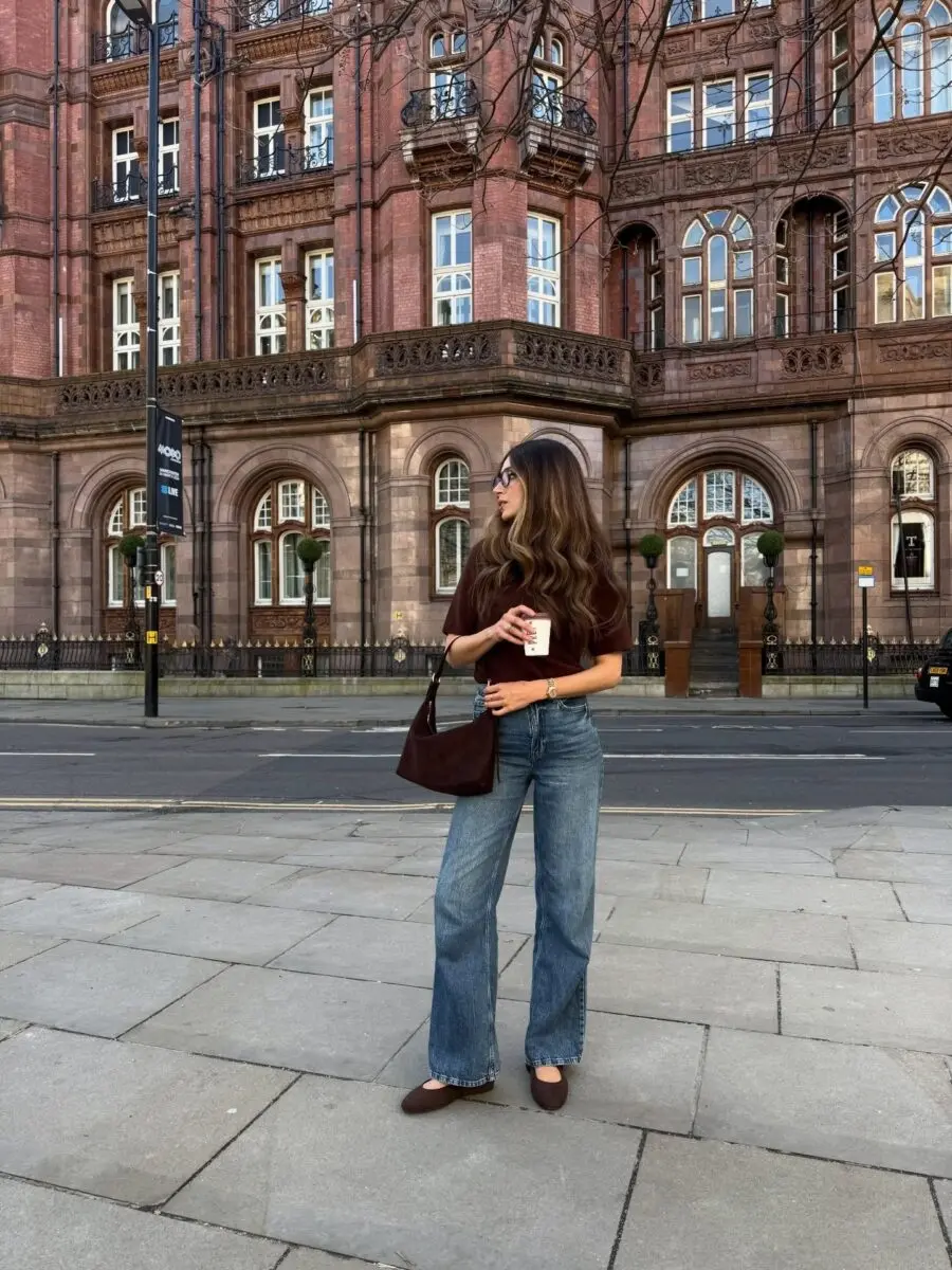 Chic Flare Jeans Ensemble for Everyday Wear