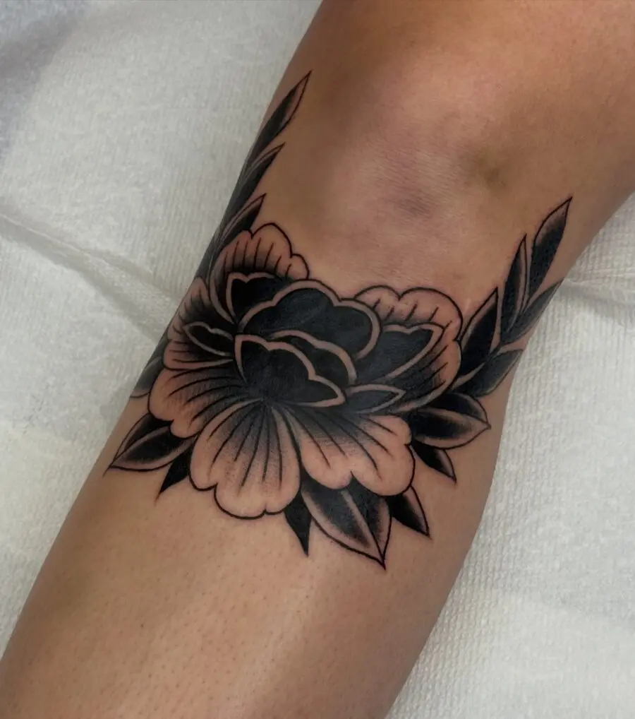 Elegant floral tattoo perfect for cover-ups
