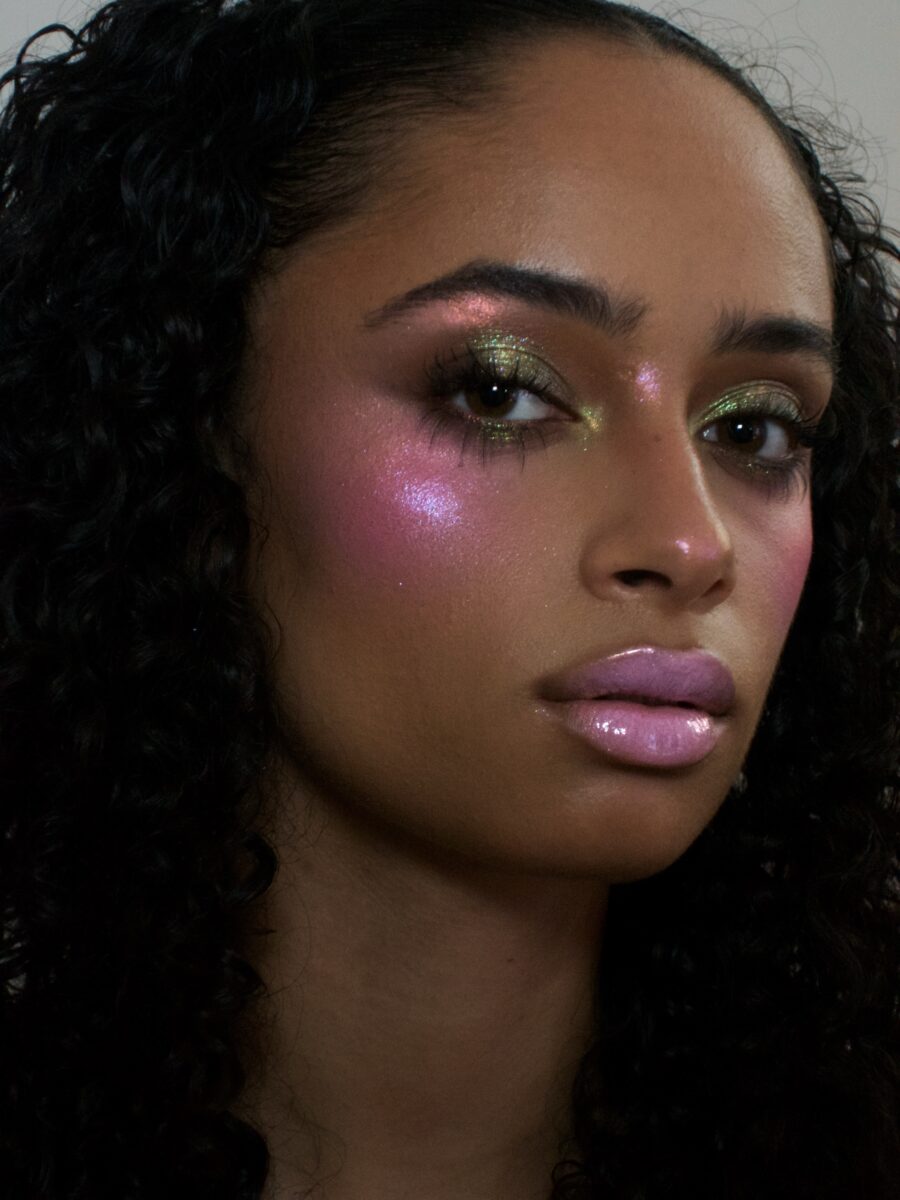 Glistening glam for wedding guests